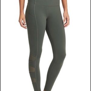 Athleta high rise mesh tight, Jasper Green, small